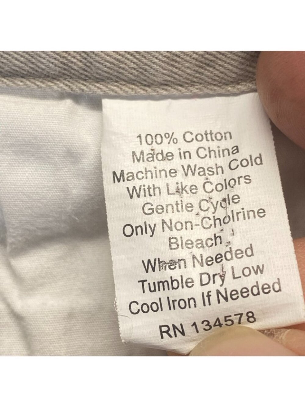 Vineyard Vines size 12 Beige Boy's pants 100% Cotton Zipper see Photos - Picture 10 of 10
